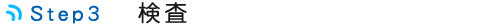 Step 3　検査